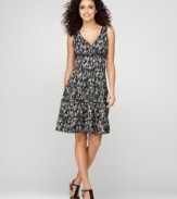 Style&co. gets ready for sunny days with this easy-to-wear sundress. Details like a graphic print and contrast piping give this look extra flair!