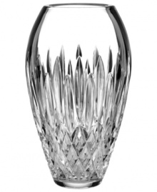 Waterford crystal is made even more radiant with the complex cuts of Monique Lhuillier's Arianne vase. A minimalist shape adds to its timeless look and luxurious feel. Waterford crystal is made even more radiant with the complex cuts of Monique Lhuillier's Arianne vase. A minimalist shape adds to its timeless look and luxurious feel.