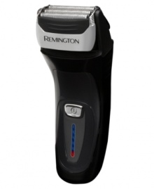 Face the day with a clean, confident look. The Remington Pivot & Flex electric shaver follows the unique contours of your face and neck for a close, comfortable shave that lasts all day long. Two-year limited warranty. Model F-5790CS. Face the day with a clean, confident look. The Remington Pivot & Flex electric shaver follows the unique contours of your face and neck for a close, comfortable shave that lasts all day long. Two-year limited warranty. Model F-5790CS.