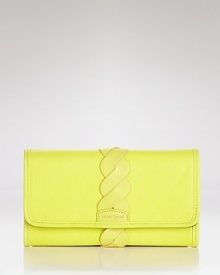 Organize your plastic (and business card) collection with this sublimely-twisted little bundle from See By Chloé. Use it as a wallet or tuck it under your as a conveniently fab clutch. Organize your plastic (and business card) collection with this sublimely-twisted little bundle from See By Chloé. Use it as a wallet or tuck it under your as a conveniently fab clutch.