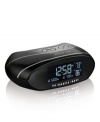 Get more from your wake-up call. This Homedics clock gives you time, date and outdoor temperature so you can plan your day before you even get out of bed.