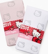 Help her give any outfit a leg up with these adorable Hello Kitty patterned tights.