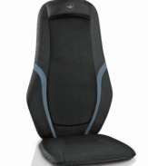 Always have your own personal masseuse on call and in your home with a back massager that offers deep kneading shiatsu or an allover intensive rolling massage. Adjusting to your height and the contours of your back, this massager customizes each experience and tops it off with soothing heat that will relax the whole body. 1-year warranty. Model MSG-C210.