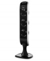 A handy remote puts comfort in the palm of your hand and helps you to keep your cool, expertly adjusting the temperature on this slim and sleek tower fan. An independent three-blade system with zone technology evenly spreads fresh air around so you feel right at home. 5-year limited warranty. Model BTF4310A-BU.