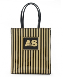 Carry a name full of rich history with this versatile logo-printed lunch tote, a smart solution for taking lunch on the go and a lively tribute to a great name. Family run until 1955, Abraham & Straus' flagship store on Fulton Street in Brooklyn, New York, attracted the masses with its remarkable art deco style and envelope-pushing attractions, such as fashion-forward window displays of living mannequins and in-store runway shows. Carry a name full of rich history with this versatile logo-printed lunch tote, a smart solution for taking lunch on the go and a lively tribute to a great name. Family run until 1955, Abraham & Straus' flagship store on Fulton Street in Brooklyn, New York, attracted the masses with its remarkable art deco style and envelope-pushing attractions, such as fashion-forward window displays of living mannequins and in-store runway shows.