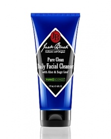 A two-in-one facial cleanser and toner that removes deep-down dirt and oil for clear, smooth, shave-ready skin. Gently cleanses the face and neck without over-drying. Works into a rich lather to gently and effectively remove dirt and debris without irritation or dryness. Leaves skin clean, clear and smooth. Witch Hazel Extract acts as astringent and toner. Organic Sage Leaf Extract provides anti-bacterial and anti-inflammatory benefits. Organic Chamomile Extract and Aloe Leaf Extract calm, soothe and reduce redness. A two-in-one facial cleanser and toner that removes deep-down dirt and oil for clear, smooth, shave-ready skin. Gently cleanses the face and neck without over-drying. Works into a rich lather to gently and effectively remove dirt and debris without irritation or dryness. Leaves skin clean, clear and smooth. Witch Hazel Extract acts as astringent and toner. Organic Sage Leaf Extract provides anti-bacterial and anti-inflammatory benefits. Organic Chamomile Extract and Aloe Leaf Extract calm, soothe and reduce redness.