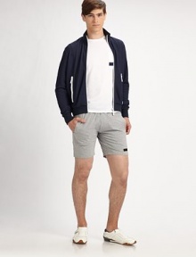 Perfect for workouts or traipsing around town, this lightweight jersey-knit short is designed in a classic fit for maximum comfort.Drawstring elastic waistFront slash pocketsInseam, about 1090% cotton/10% elastaneMachine washImported