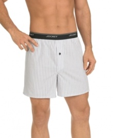When your foundation is comfortable, the rest of the outfit doesn't matter. This Jockey boxer two pack ensure you have room to move. When your foundation is comfortable, the rest of the outfit doesn't matter. This Jockey boxer two pack ensure you have room to move.
