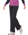 Get active in these classic pants from Nike! A drawstring waistband offers comfort, while a printed logo decal at the hip lends premium athletic style.