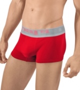 Have fun beneath it all with these Brazilian-styled briefs from Papi.