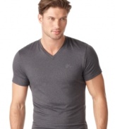 This t-shirt from Under Armour® feels great to the touch when you are lounging around.