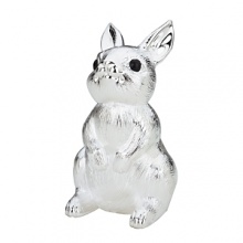 Designed to keep a girl or boy's money from hopping away, the Bunny Bank from Reed & Barton is crafted in silverplate and stands on guard to protect those shiny coins. This bank makes for a great gift for kids just learning about saving.