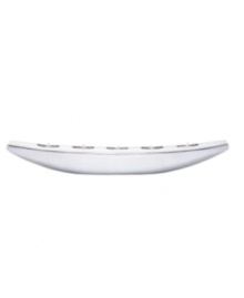 At once graceful and modern, the Dansk Classic Fjord tea light holder boasts a long canoe shape forged in radiant aluminum to reflect and suffuse your home with candlelight. At once graceful and modern, the Dansk Classic Fjord tea light holder boasts a long canoe shape forged in radiant aluminum to reflect and suffuse your home with candlelight.