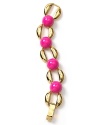 Stage a color war with this chain link bracelet from kate spade new york. Boasting glamourous, oversized links this bracelet stands out on your arm.