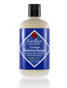 True Volume Thickening Shampoo with Expansion Technology, Basil and White Lupine. Helps hair look thicker and fuller and keeps scalp skin healthy. The PureScience formula features a blend of naturally derived surfactants and certified organic ingredients with no fragrance, parabens or colorants. Ideal for everyday use for all hair types. Safe for color-treated hair.