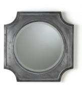 One simple way to open up small spaces is the addition of mirrors, and the Hayes Quatrefoil mirror is an ideal accent for smaller spaces. Classic details like beveled glass and a simple shape combined with the weathered zinc finish, it's the ultimate in urban sophistication.