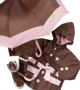 Her rainy style will be spot-on in this adorable rain jacket from Western Chief.