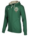 Trendy fleece hoodie by adidas designed for the Boston Celtics biggest fan. Makes a great gift.