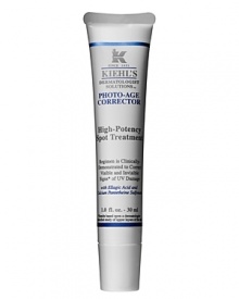 Our High-Potency Spot Treatment powerfully reserves UV Damage three ways: provides instant luminosity & radiance, reverses visible damage on skin surface, and inhibits invisible damage from rising to the surface. Apply on areas of concern for targeted action (such as on intense, stubborn spots) OR apply over the entire face and decollete' for preventative action (such as blotchiness and hyperpigmentation).