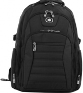 Get on the move, stay on the move. The smart checkpoint-friendly design of this pack-it-all bag lets you keep your laptop in the bag at security, so you can fly through airport terminals with ease. A extra capacity, triple gusset construction accommodates files & folders, while also featuring multiple easy-access accessory and stash pockets.