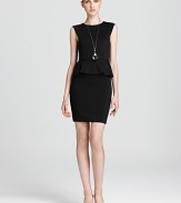 Flirty peplum skirts ruled the runway all season and this Alice + Olivia dress masters the trend with pure ladylike charm.