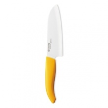 Kyocera 5.5 Ceramic Santoku Knife, Yellow