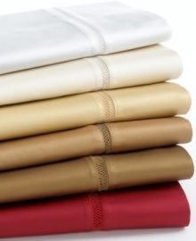 Smooth finish. Indulge in sumptuously soft, 600 thread count cotton sateen pillowcases designed by the leader in classic luxury, Ralph Lauren. Featuring stitch detailing and a rich palette to complement traditional decor and modern bedrooms alike. Smooth finish. Indulge in sumptuously soft, 600 thread count cotton sateen pillowcases designed by the leader in classic luxury, Ralph Lauren. Featuring stitch detailing and a rich palette to complement traditional decor and modern bedrooms alike.