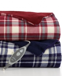 A classic plaid pattern give your space a touch of homespun charm in this Microplush Plaid Reversible Heated Throw, featuring lush texture and a variety of heat settings so you can find your perfect temperature. A classic plaid pattern give your space a touch of homespun charm in this Microplush Plaid Reversible Heated Throw, featuring lush texture and a variety of heat settings so you can find your perfect temperature.