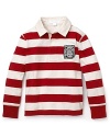 Sophisticated and sporty, this preppy polo from Burberry adds a stylish twist to the everyday adventures of little ones.