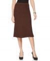 Jones New York's pleated skirt is ideal for a day at the office. Pair it with dark pumps and a solid shirt for a sophisticated look.