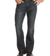 Every wardrobe needs a pair of classic boot-cut jeans like these from Kenneth Cole New York.