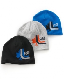 Stock your seasonal arsenal with this graphic winter hat from LRG. Stock your seasonal arsenal with this graphic winter hat from LRG.