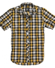 Check this shirt from LRG into your casual wardrobe for spring style.