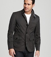 BOSS Black Clevez Nylon Zip Front Jacket