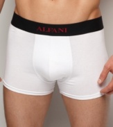 The support of briefs, the coverage of boxers. These Alfani trunks combine your two necessities.
