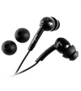 Music to your ears. With smart noise-isolating technology and enhanced bass to pump up the jams, these Veho headphones sound as great as they look. Ideal for the office, gym or crowded subway train. One-year limited warranty. Model VEP002.