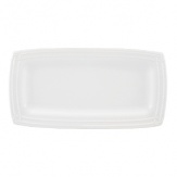 Wickford by kate spade new york is versatile white sandwich tray in an elegant, updated shape embossed with a twisting rope and knot design.