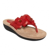 Fantastic florals. Bright up your day with the pretty details of Clark's Latin Flower sandals.