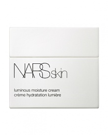 This soft, velvety cream provides comfortable, long-lasting hydration, replenishing the skin with moisture and infusing it with luminosity. NARS exclusive Light Reflecting Complex™ works in synergy with Hyaluronic Acid and Monoi Oil, which immediately moisturize the skin, soothing and comforting dryness on contact. Plumped with moisture, the appearance of fine lines and wrinkles is diminished as skin is visibly firmed. Wild Thyme provides antioxidant protection as Omega-3 Ceramides work to improve skin's natural barrier, fortifying the skin against moisture loss. Beech Bud Extract boosts skin's natural production of collagen while Sophora Root Extract inhibits the enzyme that breaks down elastin.* Absorbed instantly, this luxurious, rich formula leaves skin soft and dewy, looking utterly luminous. Ready to smooth the way for seamless foundation application, and color that looks brilliant and lasts. *in-vitro test Ideal for normal to dry and seasonally dry skin Dermatologist Tested Non-Comedogenic Synthetic Fragrance Free  Paraben Free Alcohol Free