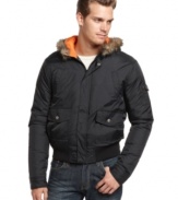 Are you ready for the shift in season? This jacket from American Rag gets your ready to go, no matter what. (Clearance)