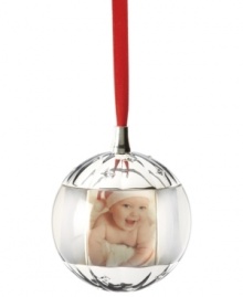 Remember the moments that make the season special. This endearing ornament features light-catching texture and opens to hold a picture of your most cherished memory. Create a Christmas tree that speaks to you and your loved ones with this personalized memento. Remember the moments that make the season special. This endearing ornament features light-catching texture and opens to hold a picture of your most cherished memory. Create a Christmas tree that speaks to you and your loved ones with this personalized memento.