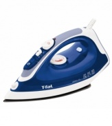 Kiss the kinks goodbye! This easy-glide iron features a nonstick soleplate that effortlessly moves over garments, providing a continuous stream of steam that removes the most stubborn wrinkles and creases. Vertical steaming makes it easy to freshen up drapes, upholstery, hanging garments and more around the house. Model FV3756003.