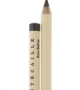 The Brow Definer is essential for creating the modern brow. This purposeful pencil is the ideal tool for filling in brows, and darkening and defining arches. A nourishing blend of vegetable oils, Vitamin E and C naturally creates a non-greasy and enduring texture with an elegant finish.