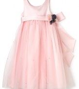 Blush by US Angels Girls' Beaded Empire Dress- Sizes 4-6X