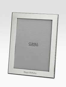 Classic and sophisticated in gleaming sterling silver. Made in SpainDIMENSION INFORMATION4 X 6 (5 X 7 overall)5 X 7 (7 X 9 overall)8 X 10 (10 X 12 overall)FOR PERSONALIZATIONSelect a quantity, then scroll down and click on PERSONALIZE & ADD TO BAG to choose and preview your personalization options. Please allow 2 weeks for delivery. Classic and sophisticated in gleaming sterling silver. Made in SpainDIMENSION INFORMATION4 X 6 (5 X 7 overall)5 X 7 (7 X 9 overall)8 X 10 (10 X 12 overall)FOR PERSONALIZATIONSelect a quantity, then scroll down and click on PERSONALIZE & ADD TO BAG to choose and preview your personalization options. Please allow 2 weeks for delivery.
