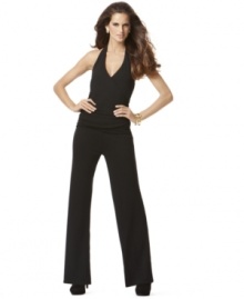 A sleek jersey jumpsuit from INC makes the ultimate backdrop for statement jewelry and fabulous heels! A sleek jersey jumpsuit from INC makes the ultimate backdrop for statement jewelry and fabulous heels!
