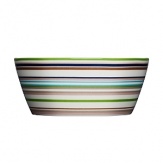 Bold, vibrant stripes make this durable Iittala bowl a cheerful additional to any table. Designed to mix and match easily with other Iittala collections, it's a perfect example of functional, ever-adaptable style.
