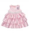 Put her on the spot! This pretty polka dot dress from Carter's will keep her in the spotlight all night.