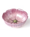 As fresh as a flower, Carole Shiber's cheery pink Pansy serving bowl will have you craving spring. Dishwasher-safe earthenware means you can freshen up the casual table or entertain guests with ease.