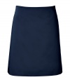 Work a note of timeless classic tailoring into your polished separates wardrobe with Hugos classic navy A-line skirt - Hidden back zip, A-line silhouette - Pair with a sharply cut shirt and blazer